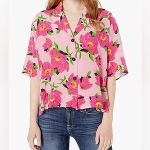 Kooples silk floral blouse